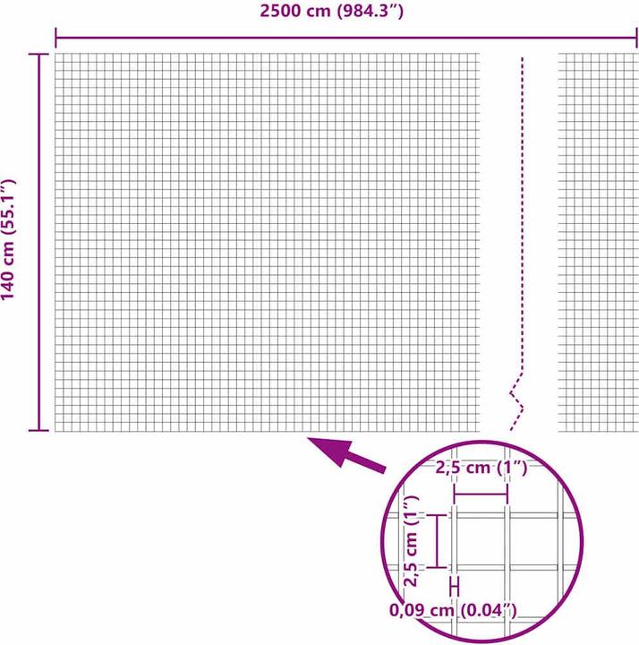 Produktbild vidaXL Gartenzaun