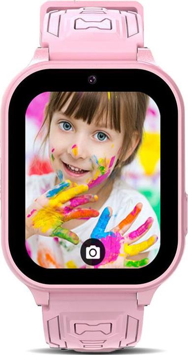 Produktbild Blavec Smartwatch K-02 für Kinder mit Sprachanruf / GPS / 4G / SOS (SWK02-P) rosa (4G)