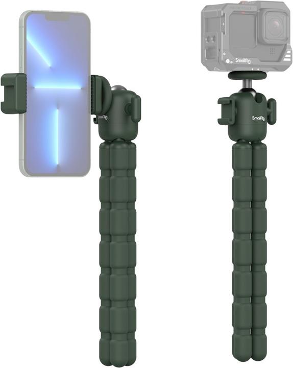 Actual product image SmallRig 3991 Flexible Vlog Tripod Kit with Wireless Control VK 29 (Green)