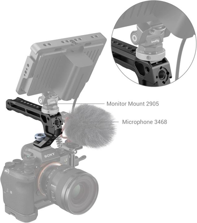 Image du produit SmallRig Top Handle avec Cold ShoeLite 3764 (Poignée)