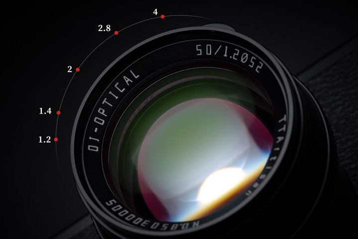 Actual product image TTArtisan 50mm f1.2 for Fuji FX mount (APS-C) (Fujifilm X, APS-C / DX)