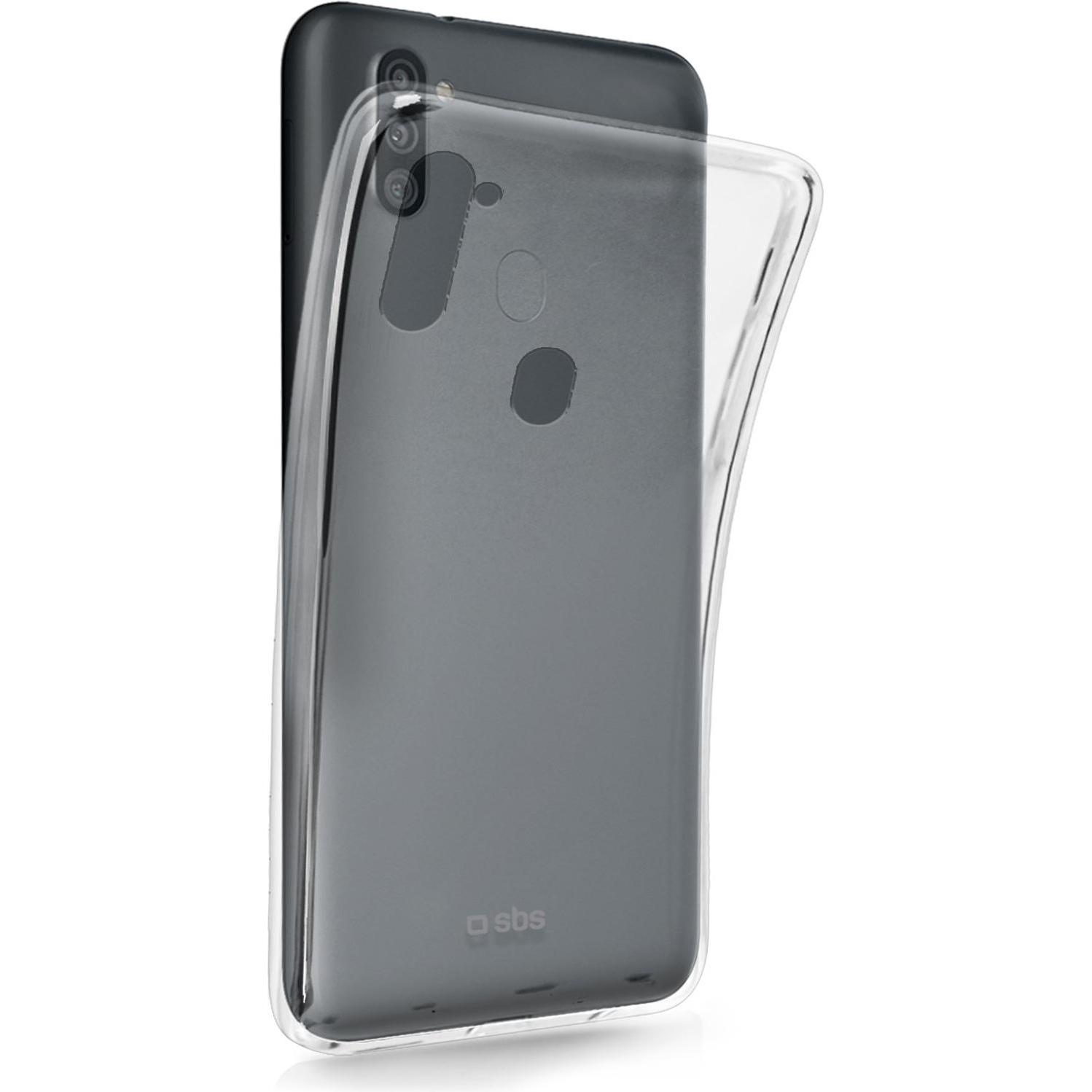 SBS Skinny Cover Samsung Galaxy A12, transparent (Samsung Galaxy A12), Smartphone Hülle, Transparent