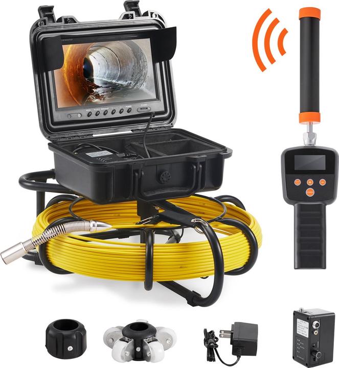 Actual product image Vevor Pipe Inspection Camera with 512Hz Locator