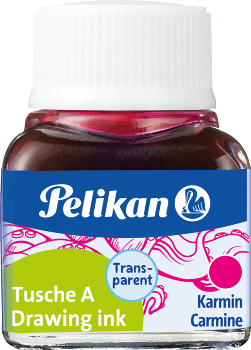 Produktbild Pelikan Tusche A (Tintenfass, Rot)