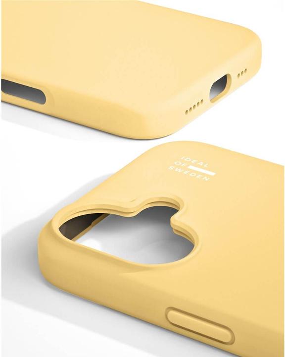 Actual product image iDeal Of Sweden Designer Magsafe Silicone-Cover Soft Lemon (Apple iPhone 16)