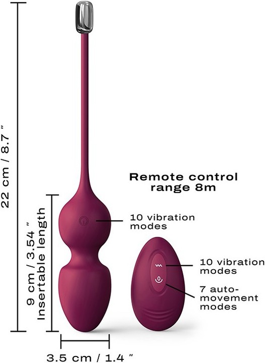 Produktbild Marc Dorcel Love Balls Vibrierende Kegelkugeln mit Fernbedienung