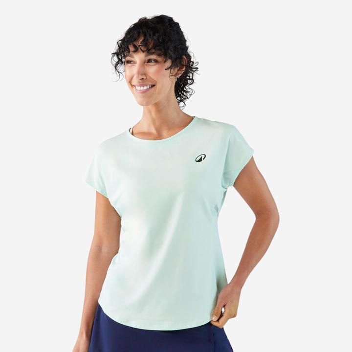 Image du produit Artengo T-shirt tennis col rond dry femme - TTS DRY F Vert Clair (XL)