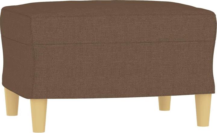 Actual product image VidaXL Sofa set Cushion Armchair Sofa Couch Design sofa 3-piece brown fabric (3-seater)