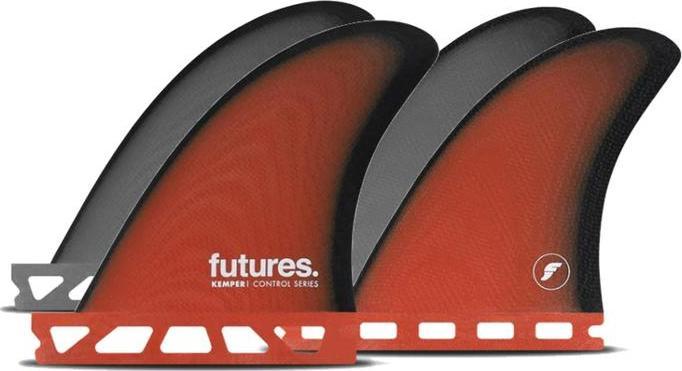 Actual product image Futures Quad 4 Fin Set Billy Kemper Fibreglass