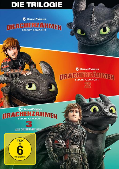 Produktbild Drachenzähmen leicht gemacht 1 - 3 Movie Collection - DVD (DVD, 2019, Deutsch, Englisch)
