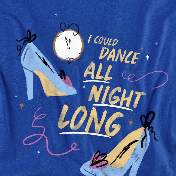Immagine prodotto Cinderella I Could Dance All Night Long Maglietta Adulto Unisex (S)