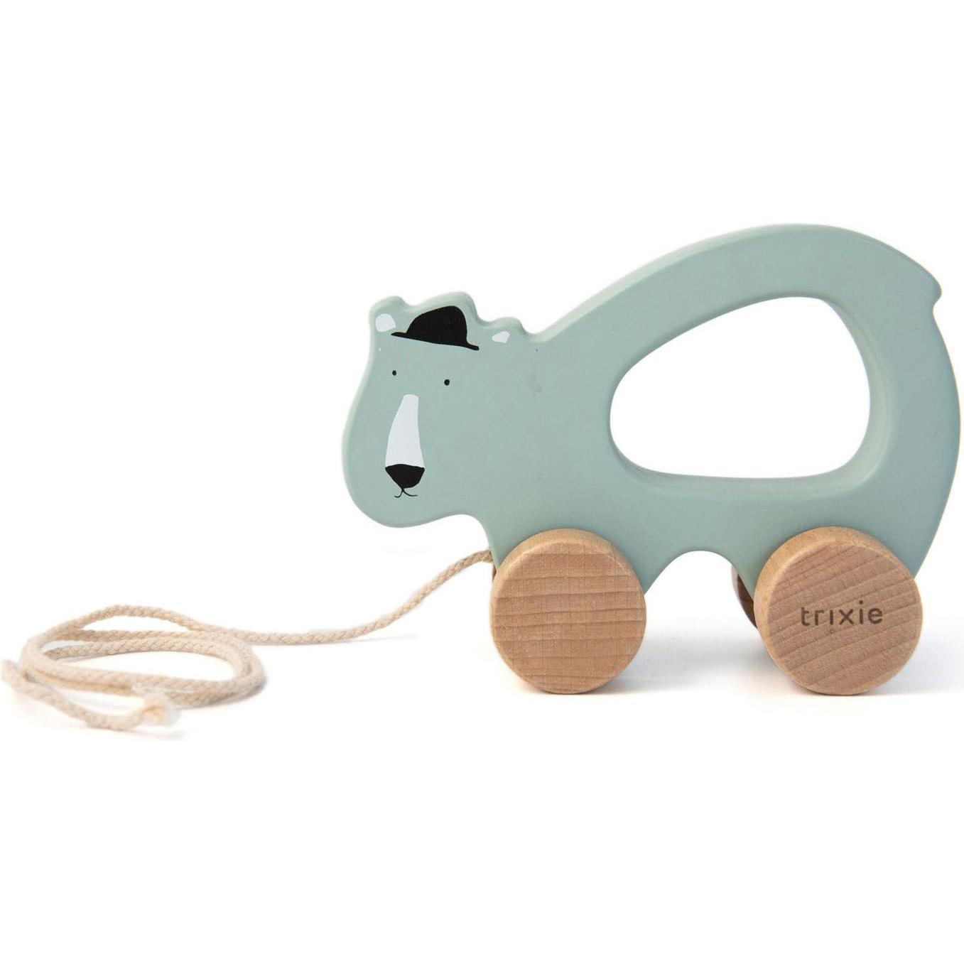 Trixie Houten trekspeeltje - Mr. Polar Bear