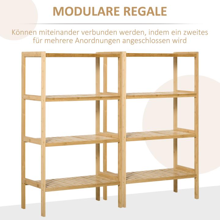 Immagine prodotto Homcom Scaffale indipendente con design antiribaltamento (33 x 33 x 112 cm)