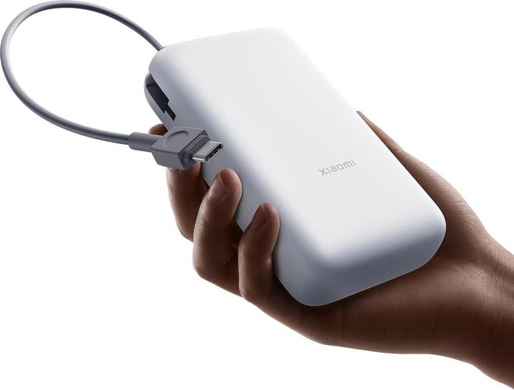 Actual product image Xiaomi 22.5W Power Bank 20000mAh (Integrated Cable) (20000 mAh, 22.50 W, 74 Wh)
