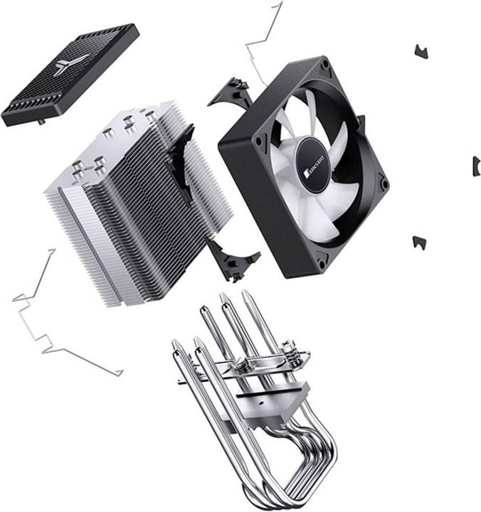 Actual product image Jonsbo CR-1400 EVO ARGB CPU Cooler (130 mm)