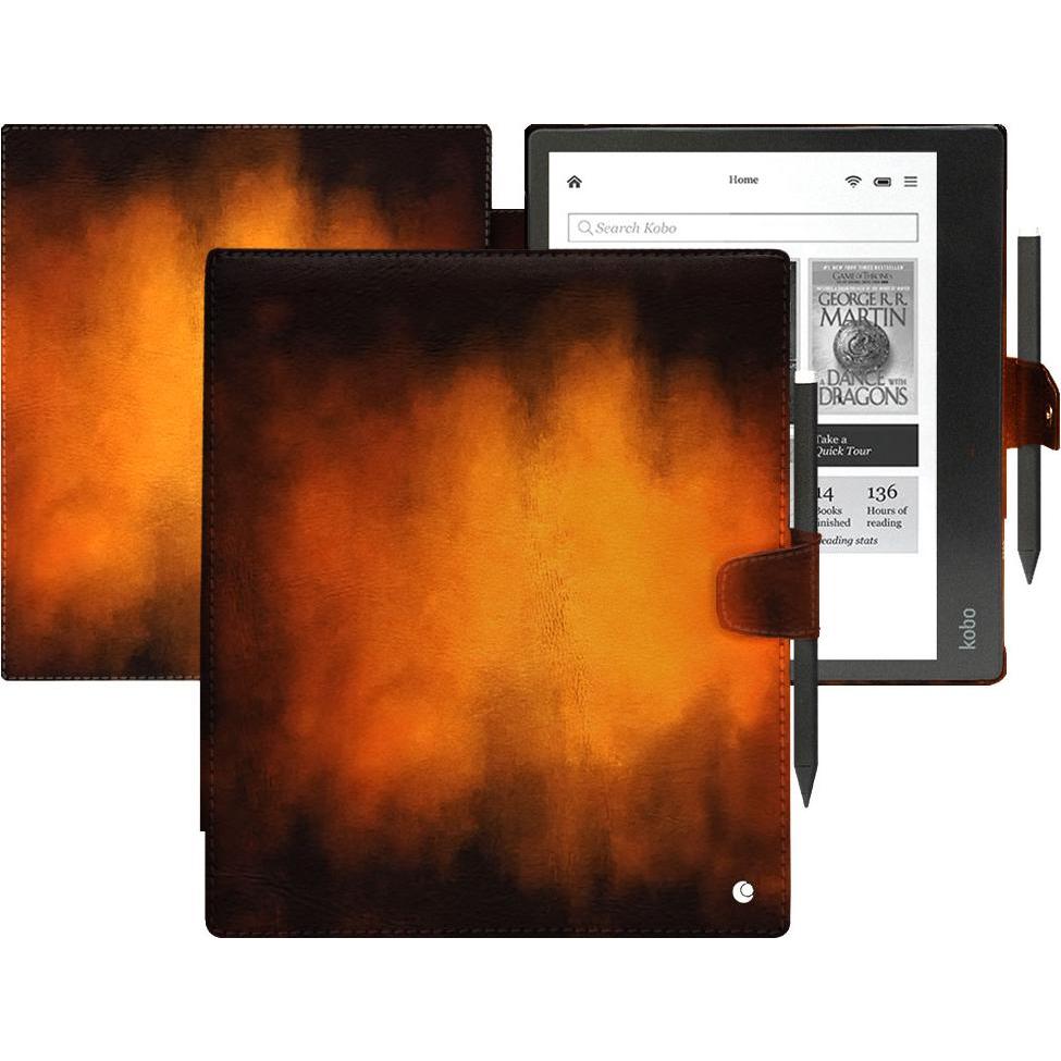 Thumbnail - Noreve Lederschutzhülle horizontal (Kobo Elipsa 2E), Tablet Hülle, Violett