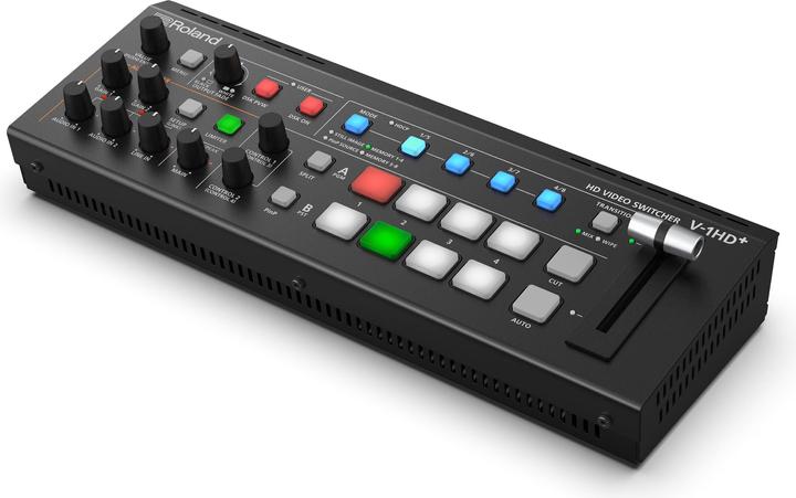 Actual product image Roland V-1HD+ 4 CH. HD VIDEO SWITCHER, 720P/1080I/1080P FORMATS, W. SCALER & 2 MIC PRE-AMPS