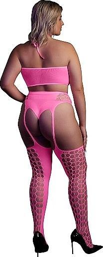 Actual product image Ouch! Two Piece with Crop Top and Stockings