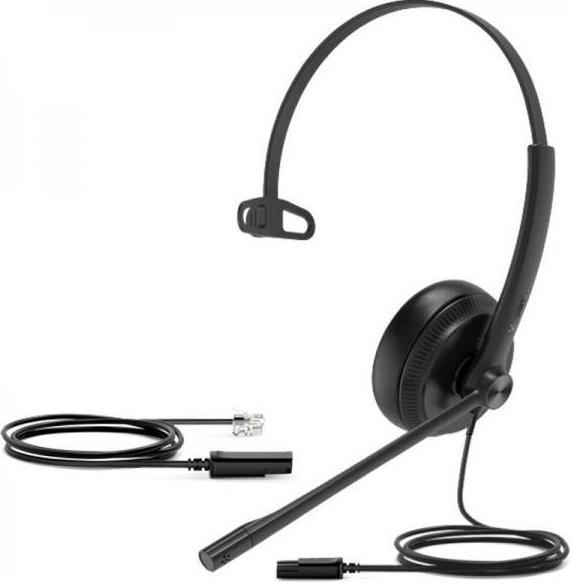 Image du produit Yealink YHS34 MONO - Casque large bande avec coussinets d'oreille en cuir pour téléphones IP (Filaire)