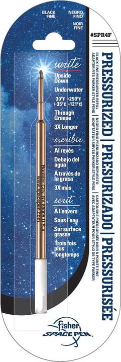 Produktbild Fisher Space Pen Fine 0 9 mm Mine schwarz (Schwarz, 0.90 mm, 1 Stk.)