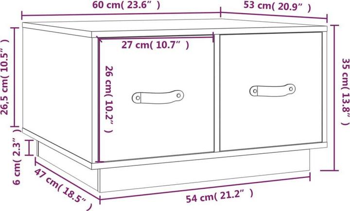 Image du produit vidaXL Couchtisch