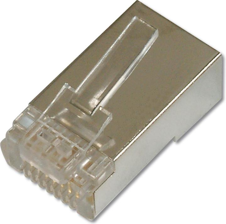 Digitus ASSMANN modulaire connector afgeschermd 8P8C RJ45 Cat5e voor ronde kabel bulk (Stekker netwerkkabel)