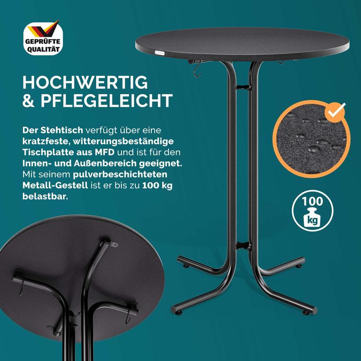 Actual product image Casaria Bar table with cover