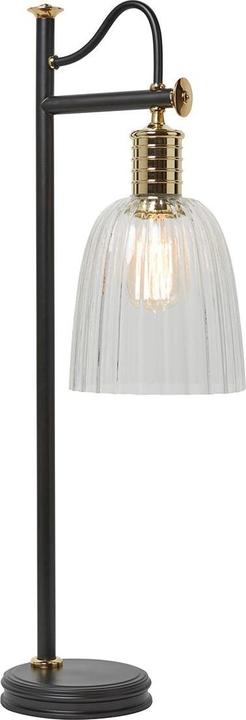 Produktbild Elstead Lighting Douille Tischleuchte E27 Schwarz-Messing poliert (E27)