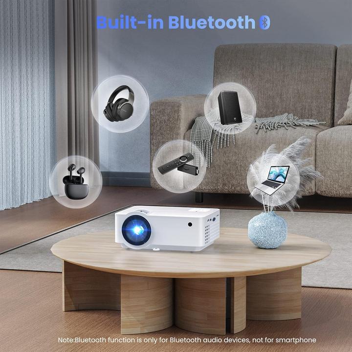 Actual product image Hopvision Full HD 1080P Mini Beamer (HD, 9500 lm)