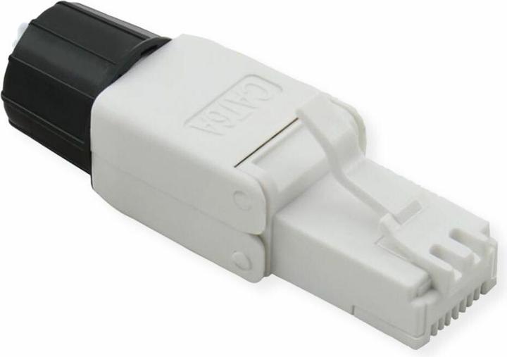 Actual product image Roline field-wireable RJ-45 plug Cat.6A (Class EA), UTP (Network cable plug)