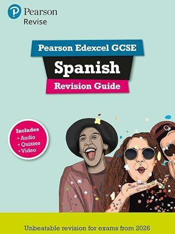 Immagine prodotto Pearson Revise Edexcel GCSE Spanish: Guida al ripasso con contenuti audio, quiz e video - per 202 (Inglese, Vivien Halksworth, 2024)