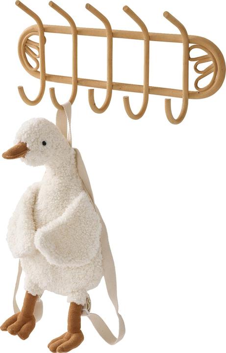 Produktbild Vertbaudet Kinderzimmer Wandgarderobe aus Rattan, 5 Haken
