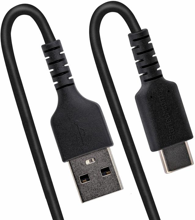 Image du produit StarTech com R2ACC-50C-USB-CABLE, 0,5 m, USB A, USB C, USB 2.0, 480 Mbit/s, Noir (0.50 m, USB 2.0)