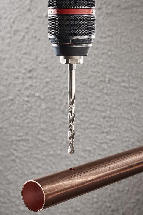 Produktbild wolfcraft 1 Metallbohrer HSS G, S=6-kt., ø4x53mm (4 mm)
