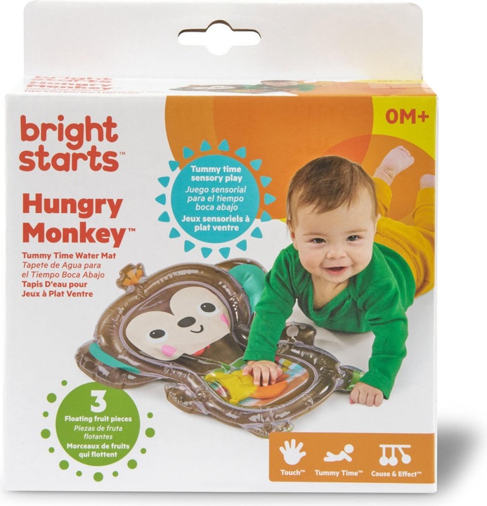 Immagine prodotto Bright Starts Tappeto per l'acqua Hungry Monkey™ Tummy Time