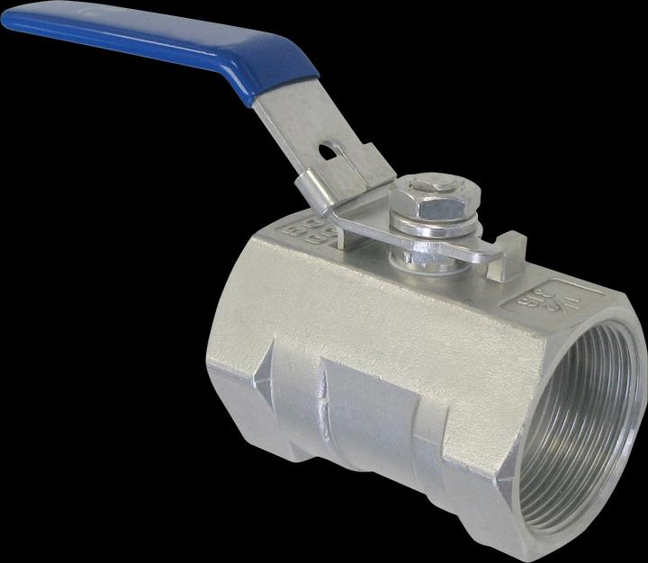 Produktbild Profec Einteiliger Kugelhahn Edelstahl 316 1 1/2" Innengewinde 69bar Leicht