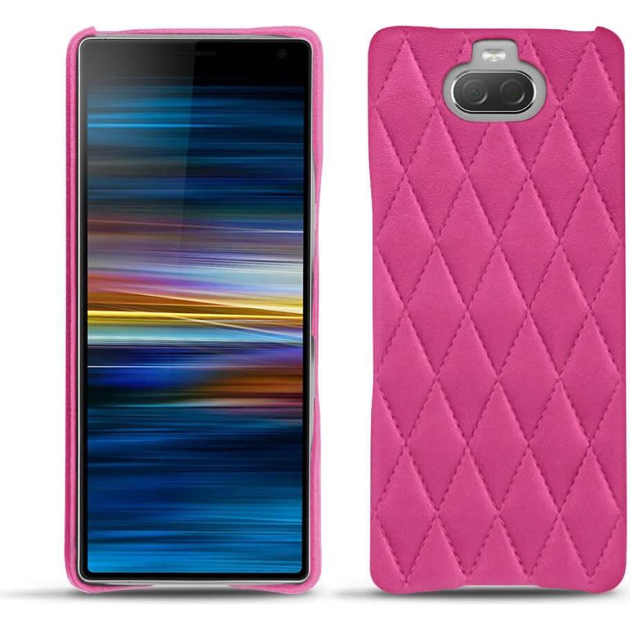 Noreve Lederschutzhülle (Sony Xperia 10), Smartphone Hülle, Rosa