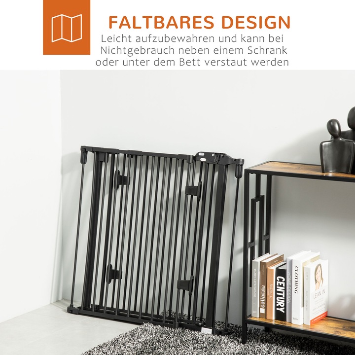 Actual product image PawHut Barrier grille with adjustable angles