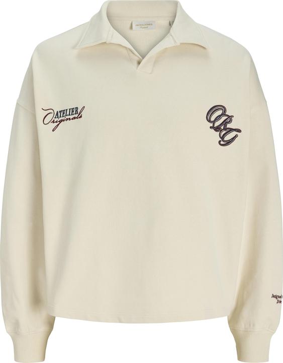 Produktbild Jack & Jones Jorsavona Sweat Split Neck Badge Ls Polo (M)