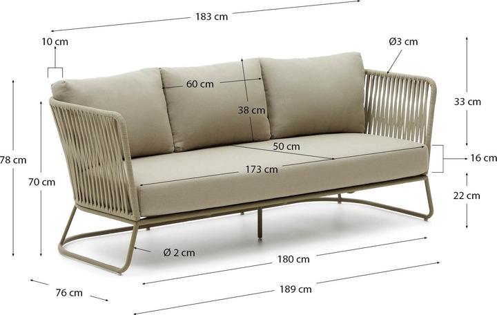 Actual product image Kave Home Saconca