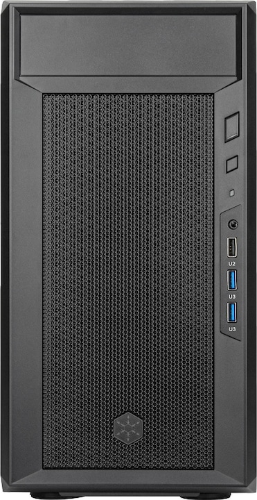 Actual product image Silverstone SST-FA311-B - Fara 311 C383 Tower Computer Chassis with Dual Steel Panel, black (mATX, Mini-ITX)