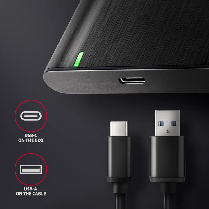 Immagine prodotto Axagon EE25-A6C Custodia per disco rigido esterno USB-C 3.2 - SATA 6G da 2,5 pollici (2.5")