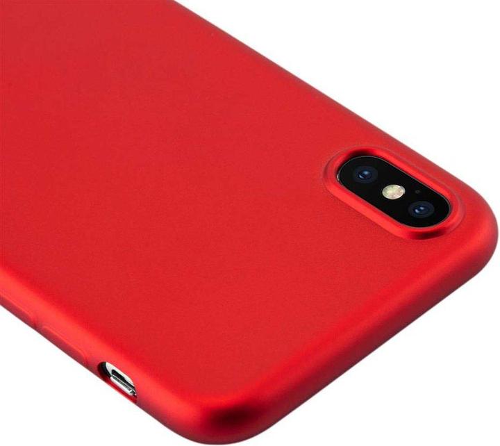 Actual product image Cadorabo TPU Matt Metallic Cover (Apple iPhone X)