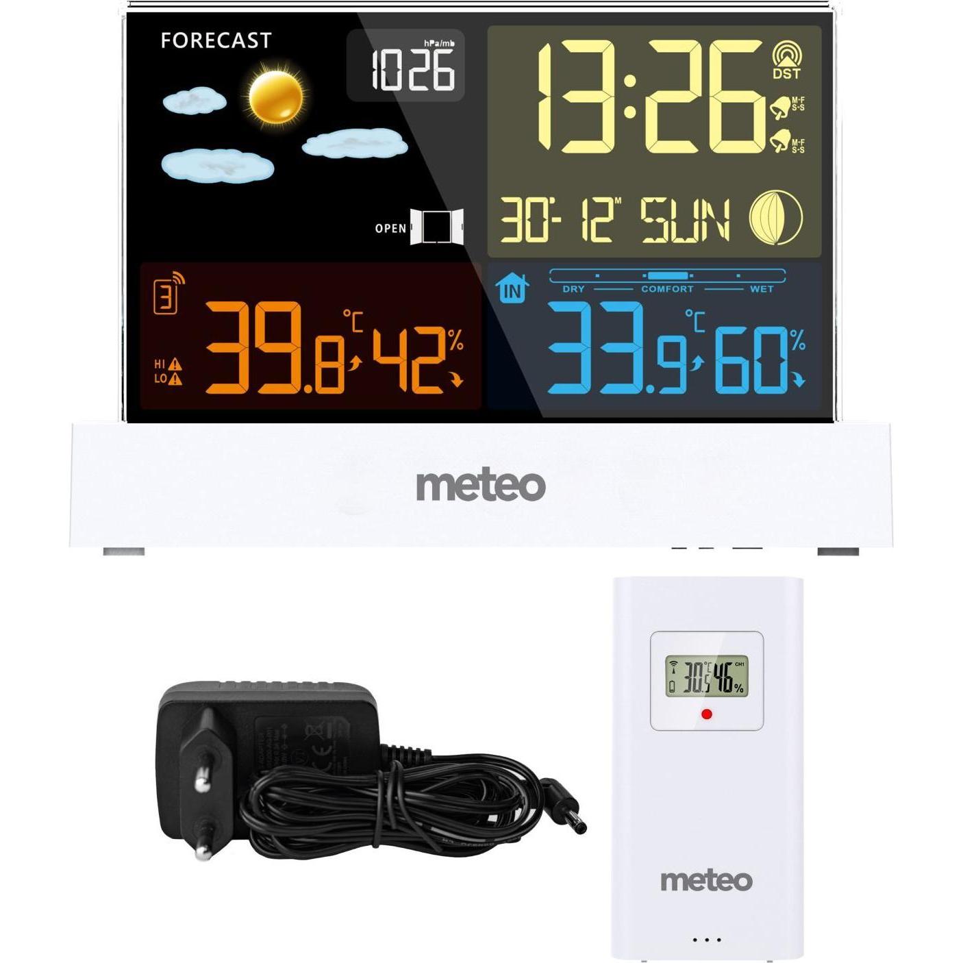 Ty METEO SP110B Wetterstation mit DCF, weiss, Stazione meteo, Bianco