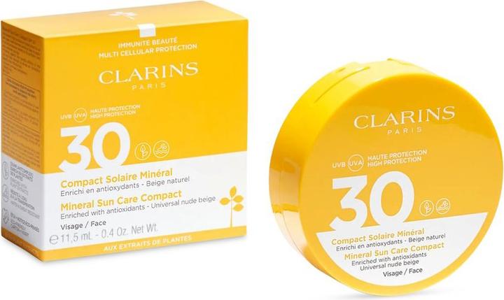 Immagine prodotto Clarins Sole - Compatto Solaire Minéral Visage SPF30 (Crema solare viso, SPF 30, 11 ml, 103 g)