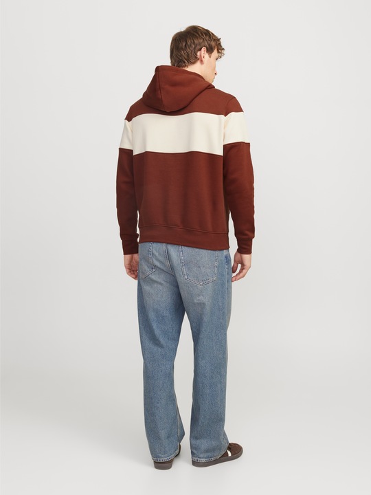 Actual product image Jack & Jones Jorvesterbro Block Sweat Hood Styd Aw24 (XL)