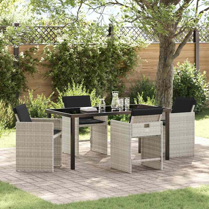 Produktbild vidaXL Garten Essgruppe (160 x 80 x 73 cm)