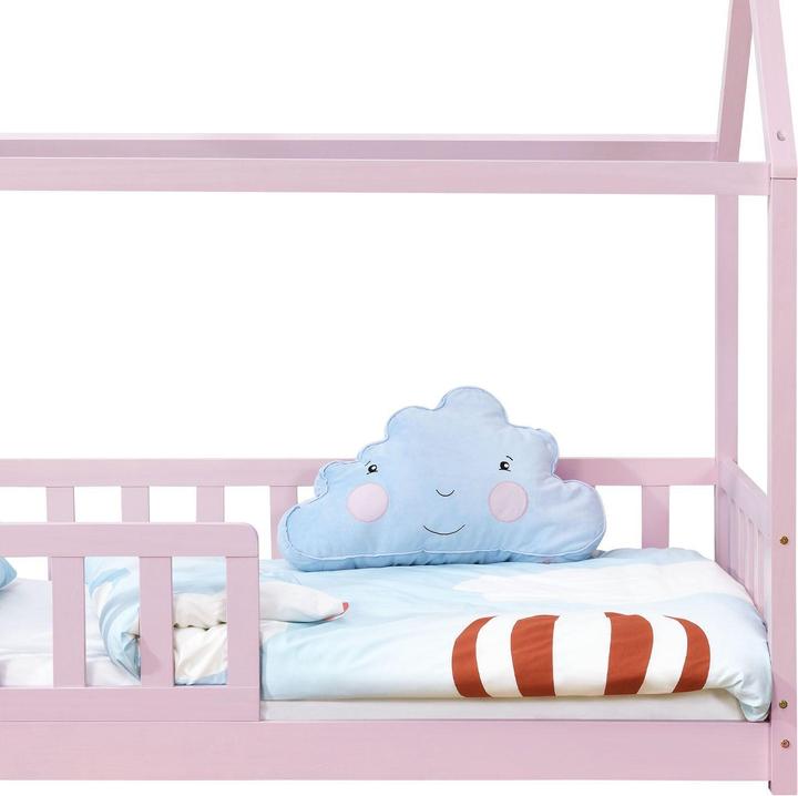 Image du produit Juskys Kinderbett Marli 80x160 cm - Rosa (80 x 160 cm)