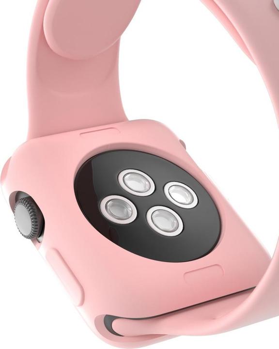 Produktbild Cover-Discount Apple Watch 42mm - Gummi Schutz Case rosa