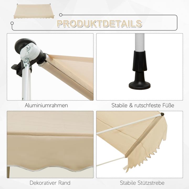 Actual product image Outsunny Balcony awning (3 m)